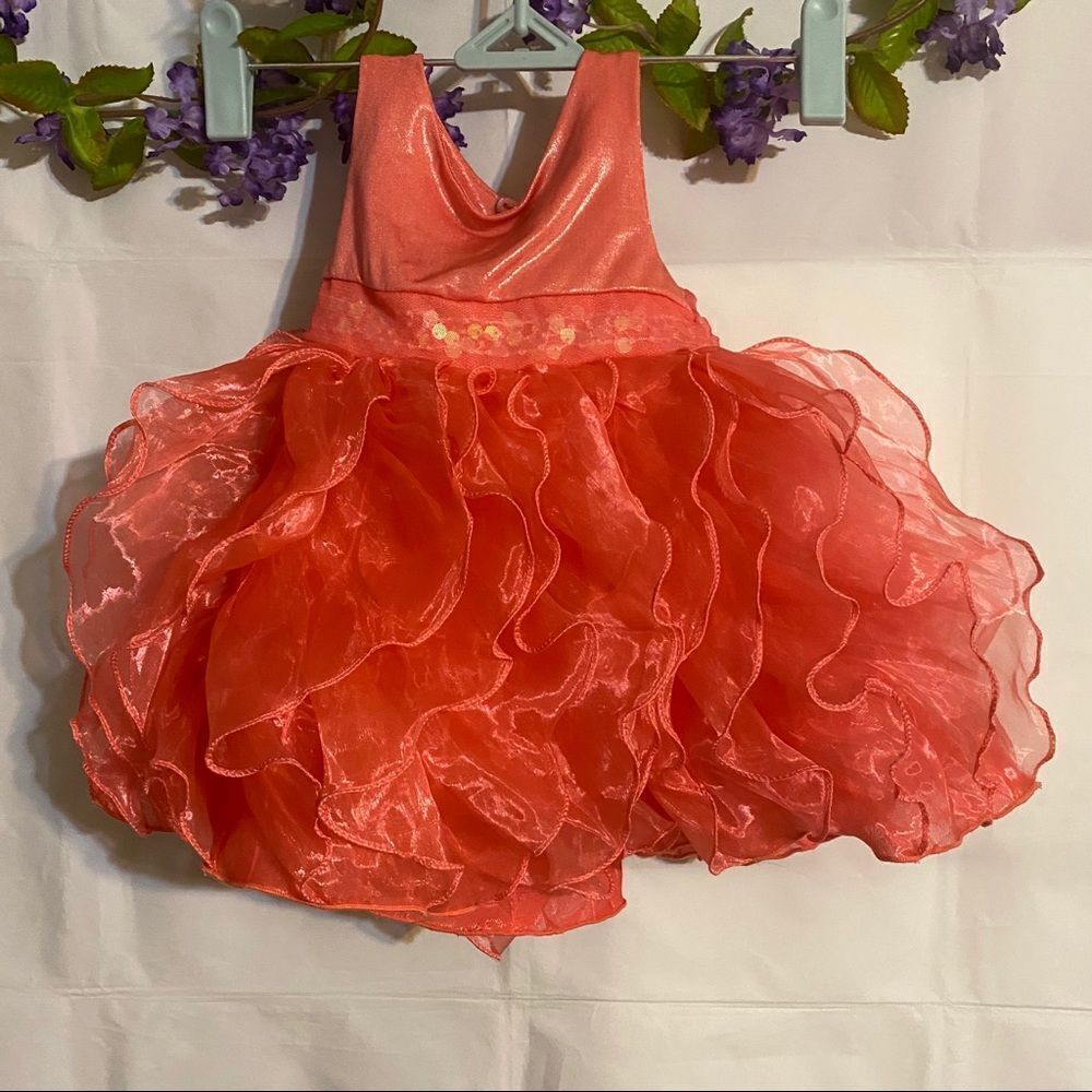 Bonnie Baby Coral 3-6 months old tutu skirt dress